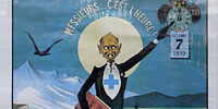 Смерть «Зелёной Феи». Плакат выражающий недовольство запрещением абсента в Швейцарии